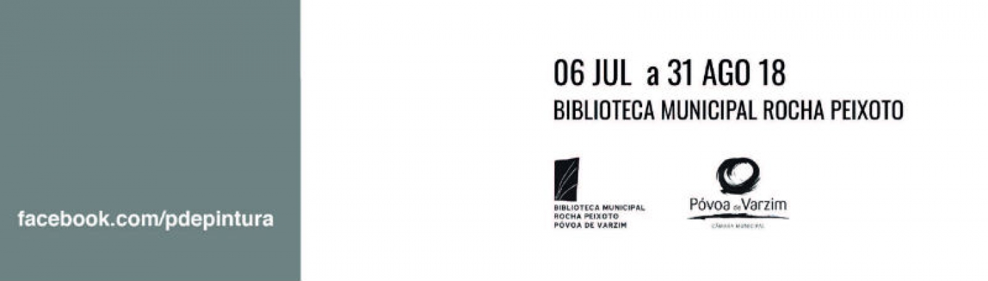 Exposição “P de Pintura” na Biblioteca Municipal