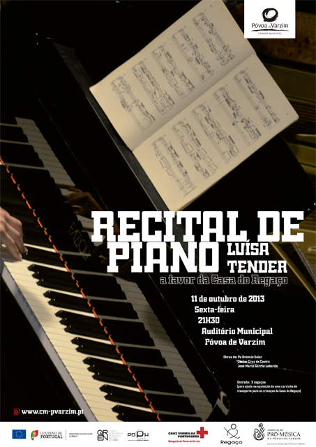 Recital de Piano de Luísa Tender a favor da Casa do Regaço