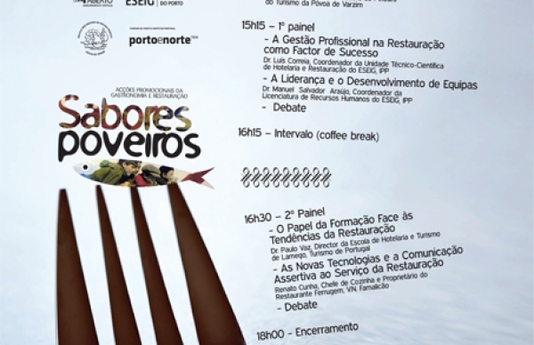 Seminário sobre Restauração no arranque da programação "Sabores Poveiros"