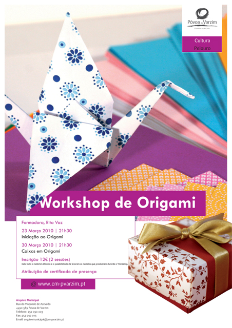 Workshop de Origami no Arquivo Municipal
