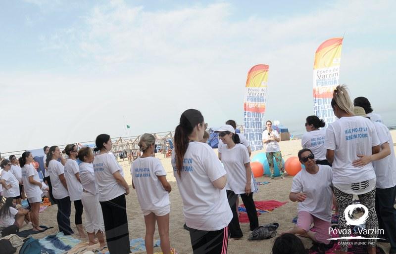 CHPVVC promove aula de preparação para o parto na praia