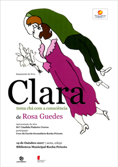 "Clara toma chá com a consciência" – lançamento no dia 19, na Biblioteca Municipal