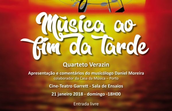 Quarteto Verazin apresenta concerto “Música ao Final da Tarde”