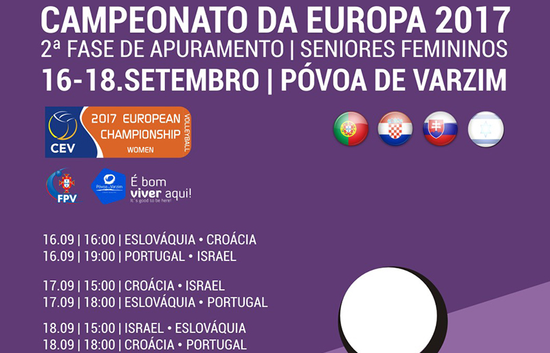 Póvoa de Varzim organiza Apuramento para o Europeu de voleibol feminino