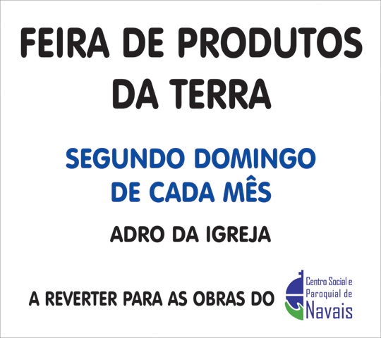 Feira de Produtos da Terra, este domingo, em Navais