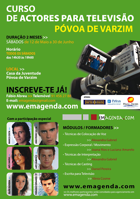 Curso de Actores para Televisão na Casa da Juventude