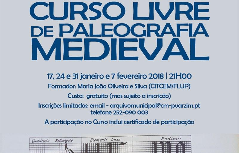 Curso Livre de Paleografia Medieval gratuito no Arquivo