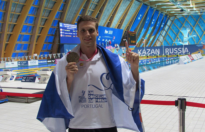 Segunda medalha de ouro de Adriano Niz nos Mundiais de Natação