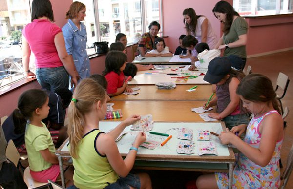 Pintar sobre papel reciclado, no Diana Bar