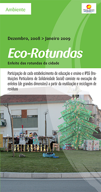 Eco-Rotundas: decorações de Natal em prol do Ambiente