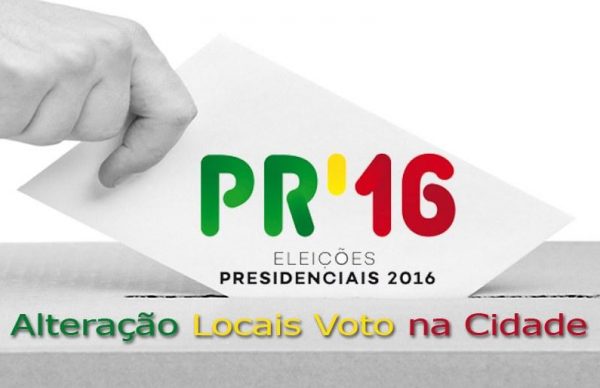 Eleições Presidenciais: alteração aos locais de votação na cidade