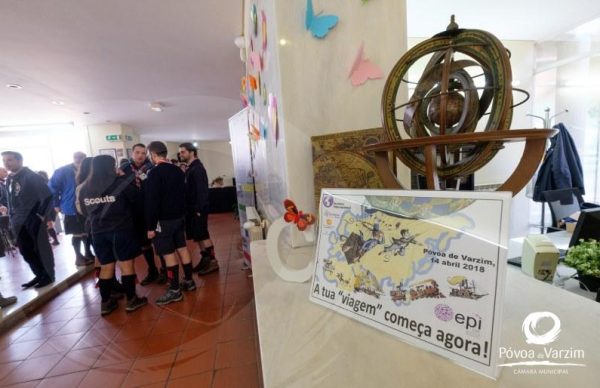 Encontro de Preparação Internacional de escuteiros na Póvoa de Varzim