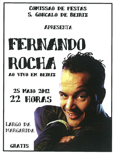 Fernando Rocha ao vivo em Beiriz