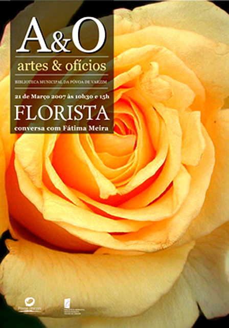 Artes & Ofícios – as flores na Biblioteca Municipal