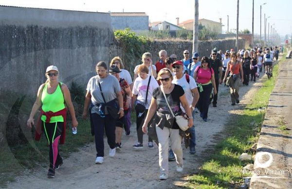 Forte adesão à Caminhada de Póvoa a Rates