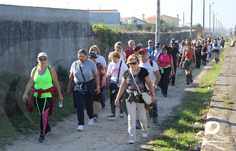 Forte adesão à Caminhada de Póvoa a Rates