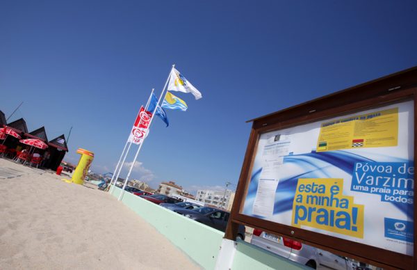 Póvoa de Varzim com sete praias Bandeira Azul