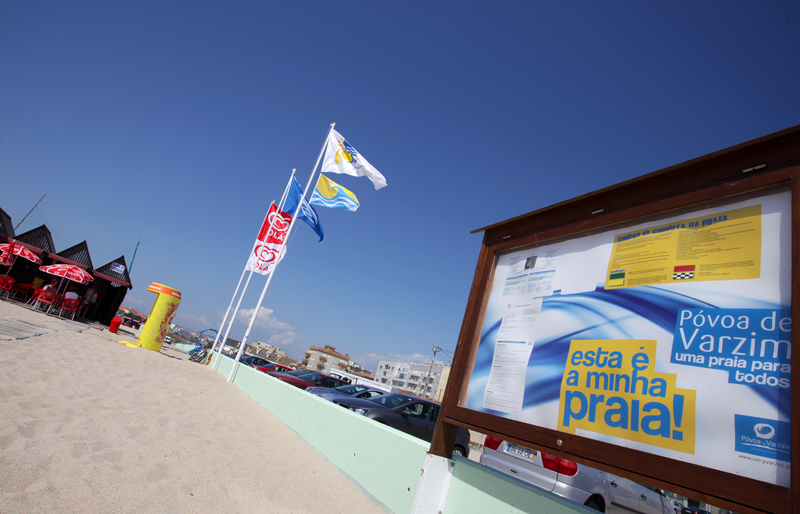 Póvoa de Varzim com sete praias Bandeira Azul