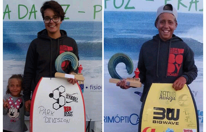 Atletas poveiros subiram ao pódio na Taça de Portugal de Surfing