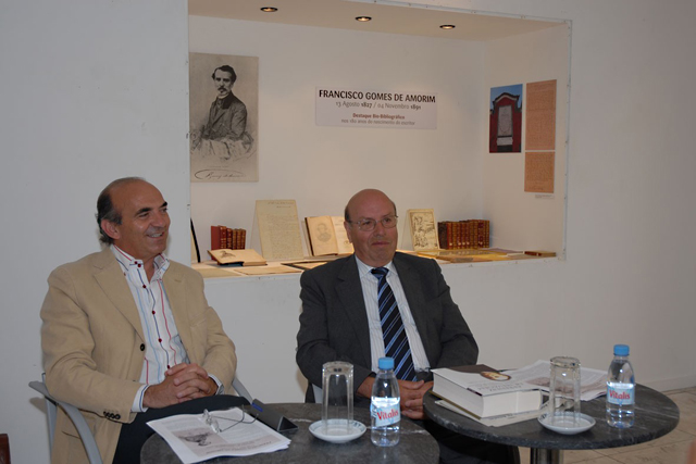 Abriu hoje a exposição bio-bibliográfica sobre Gomes de Amorim, na Biblioteca