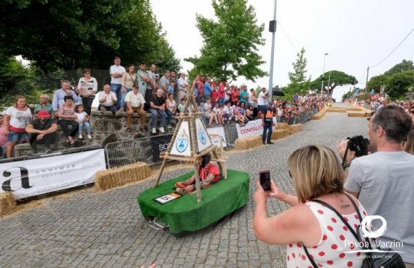 Grande Descida de Carros Artesanais foi o ponto alto do “Laúndos em Movimento”