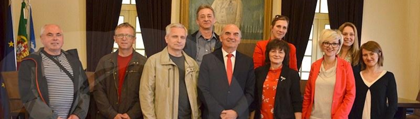 Grupo de Professores Polacos recebidos na Câmara Municipal