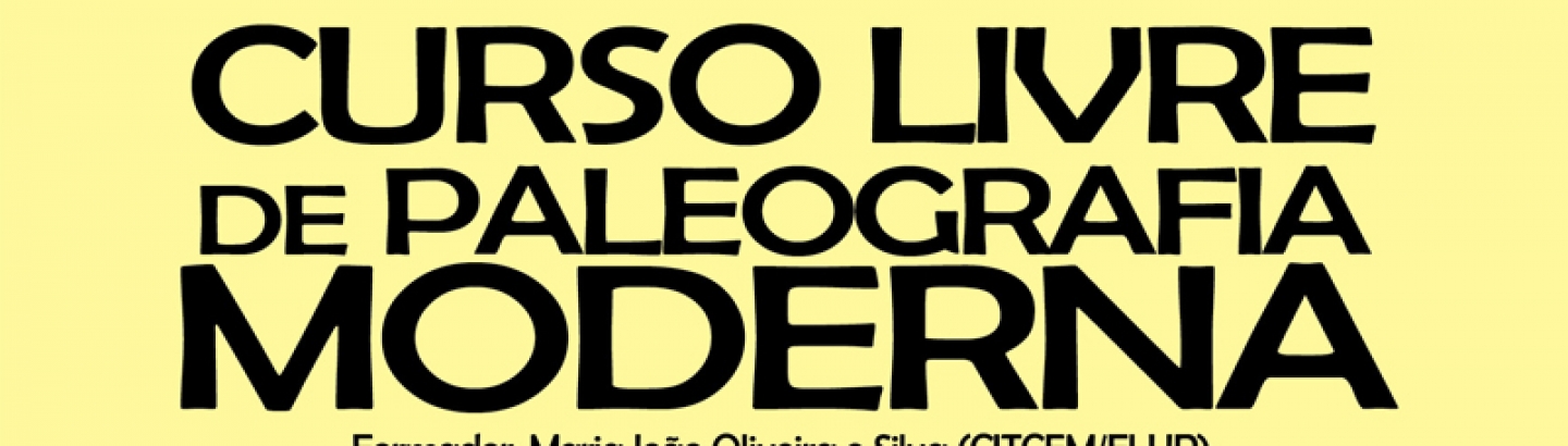 Curso Livre de Paleografia Moderna: Inscrições