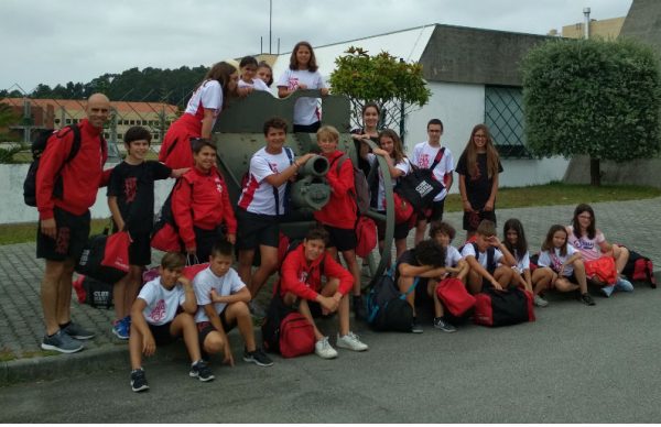 Cadetes e infantis do CNP passaram um dia diferente na Escola Prática dos Serviços da Póvoa de Varzim