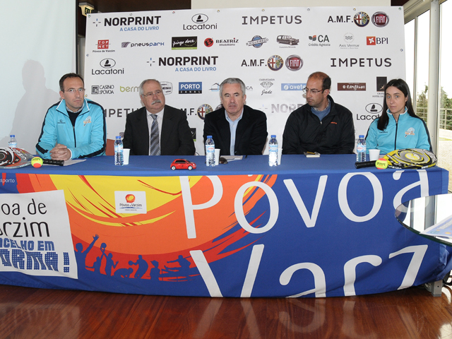 Torneio de beach tennis apresentado esta manhã