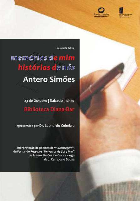 Memórias de Antero Simões imortalizadas em livro