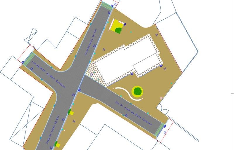 Largo do Bom Sucesso está a ser alvo de arranjo urbanístico