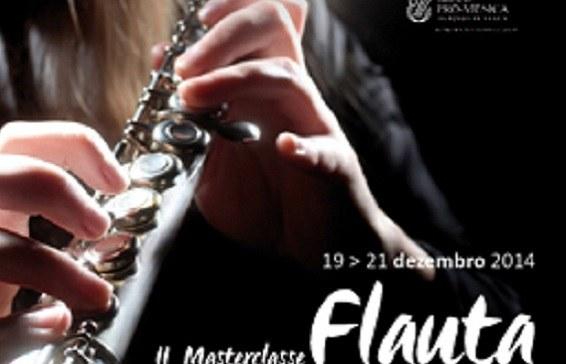 Masterclasse de Flauta Transversal de 19 a 21 deste mês