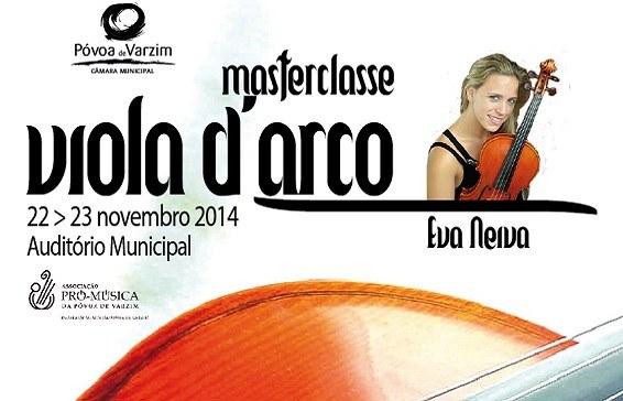 Masterclasse de Viola D’Arco no Auditório Municipal