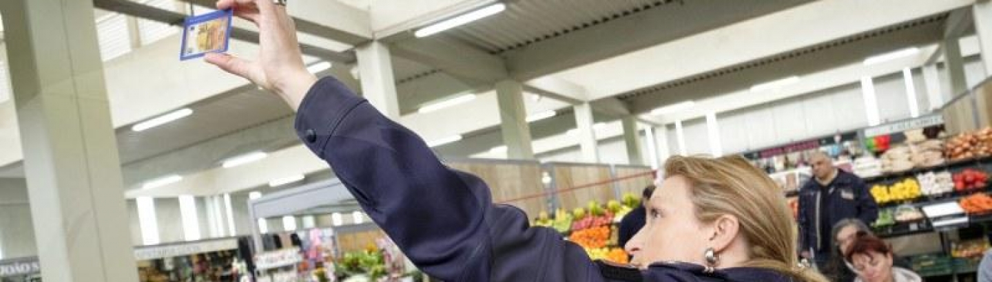 Nova nota de 50 euros apresentada no Mercado Municipal