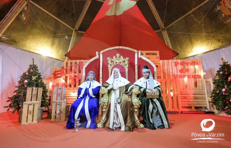 Os Três Reis Magos são os novos donos do Palácio de Natal