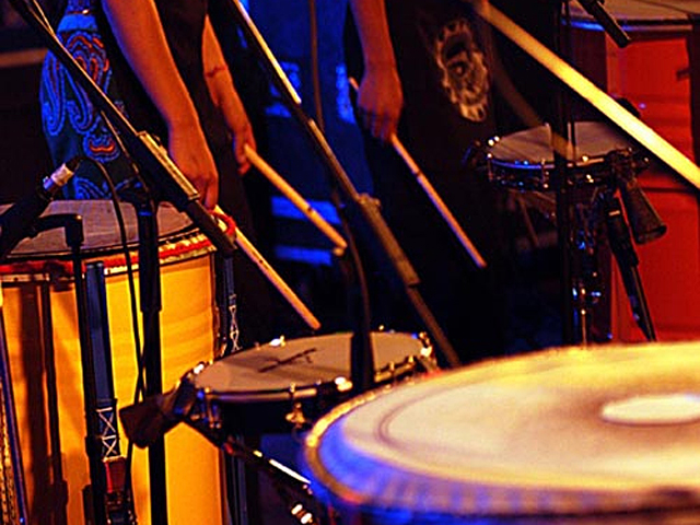 Concerto de percussão no Auditório Municipal