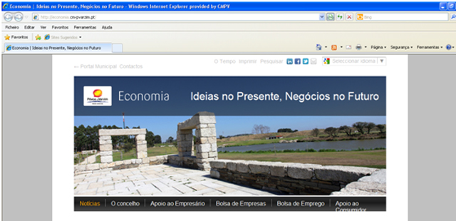 Portal da Economia já está online