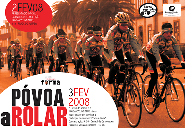 Póvoa Cycling Club: apresentação oficial da equipa seguido de convívio de 40 quilómetros