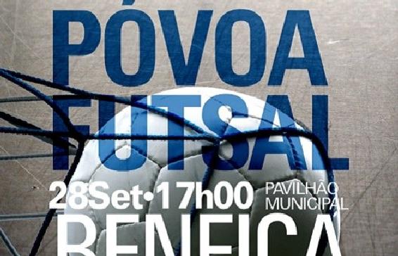 Póvoa Futsal moralizado para encontro com o Benfica