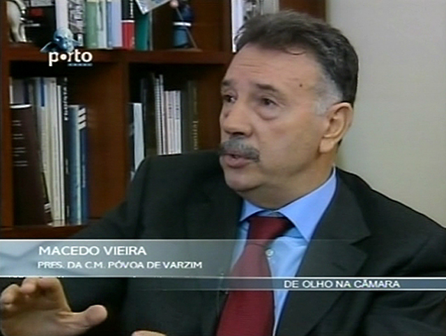 Entrevista a Macedo Vieira, amanhã, no Porto Canal