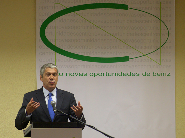 José Sócrates inaugurou Centro de Novas Oportunidades