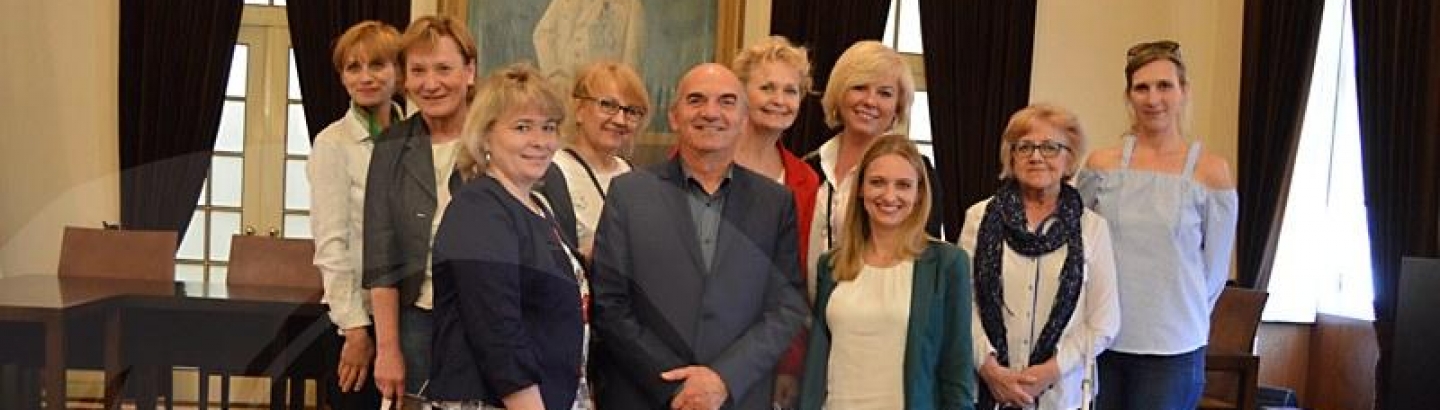 Professoras polacas recebidas nos Paços do Concelho