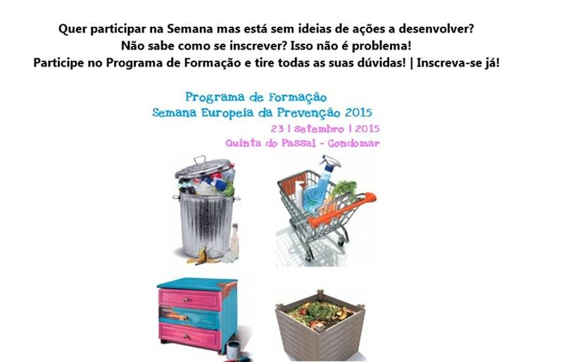 Programa de Formação para a Semana da Prevenção 2015
