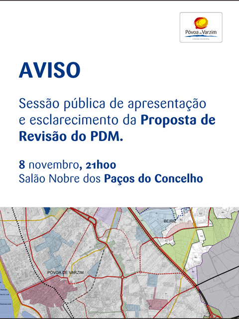 Proposta de Revisão do PDM – Sessão pública