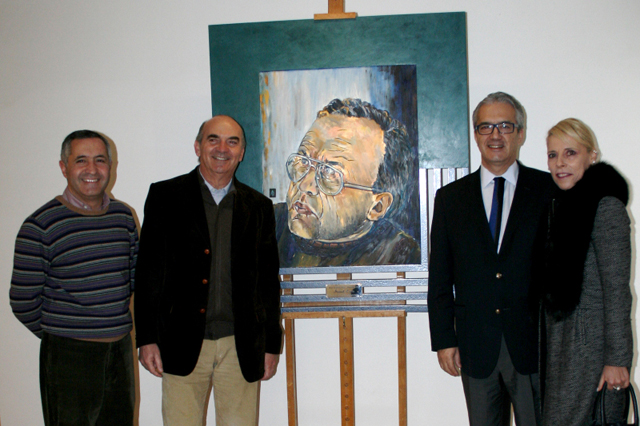 Retrato de Manuel Lopes oferecido por Afonso Pinhão Ferreira à Biblioteca