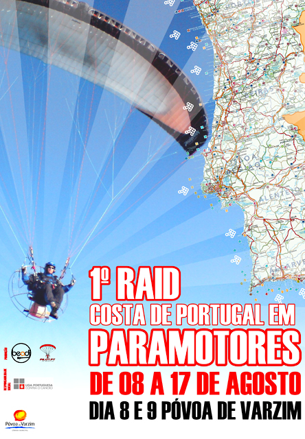 Vento trai primeira etapa do Raid Costa de Portugal em Paramotores