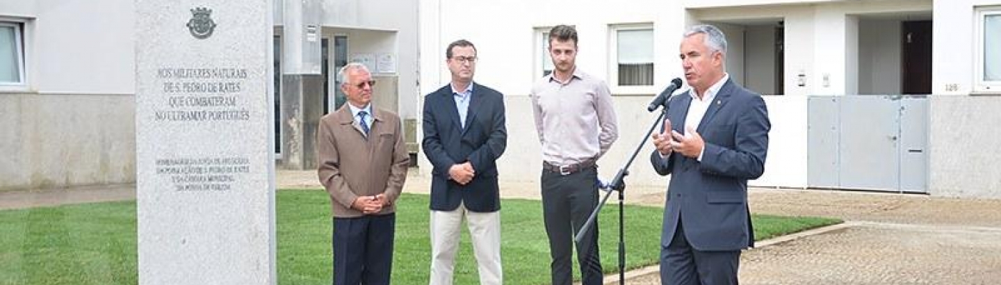 Rates homenageia combatentes no Ultramar