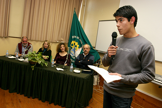 Inês Pedrosa, José Leitão e Karla Suaréz na Rocha Peixoto