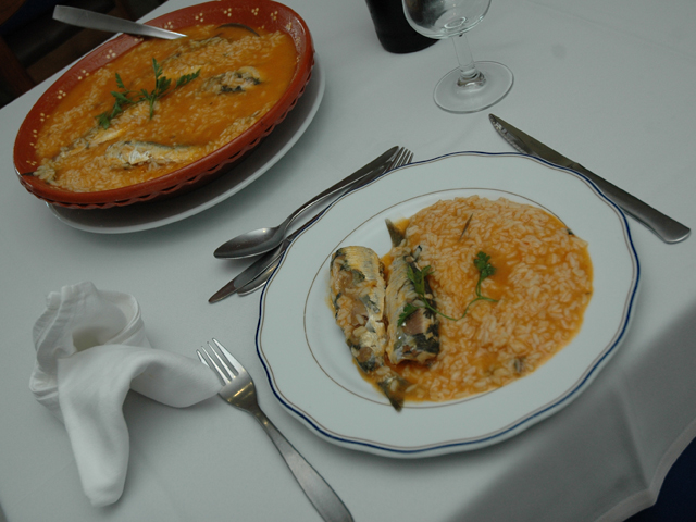 Arroz de Sardinhas é a receita para o mês de Julho