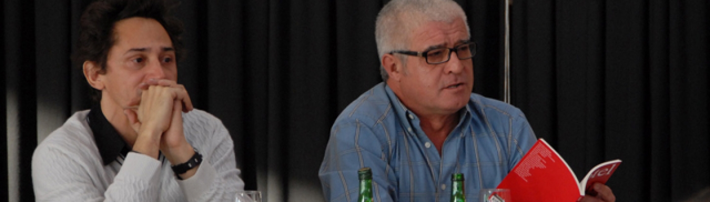 Ivo Machado e Eucanaã Ferraz encontram-se com alunos de Vila do Conde, no Diana Bar